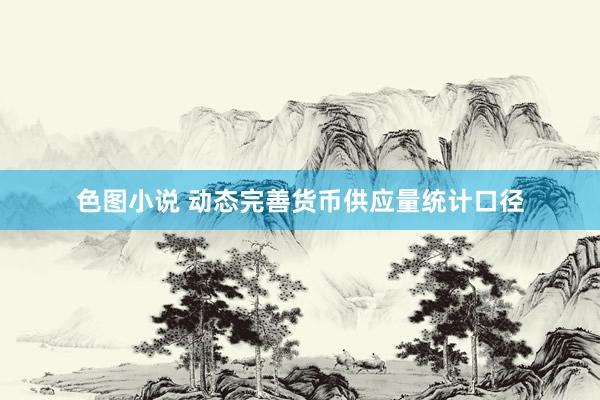 色图小说 动态完善货币供应量统计口径