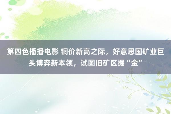 第四色播播电影 铜价新高之际，好意思国矿业巨头博弈新本领，试图旧矿区掘“金”